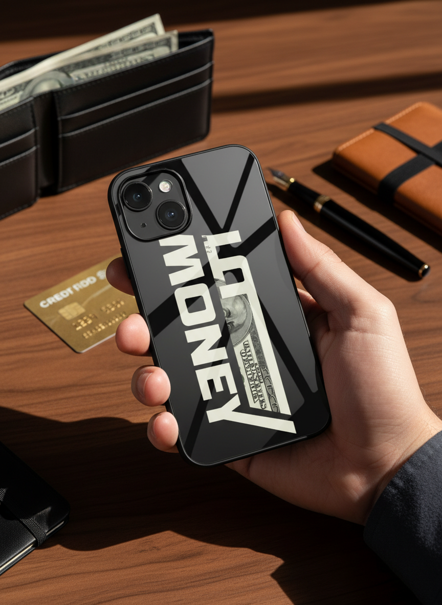 RichVibe Premium Glass Back Cover For iPhone 11-17 Models