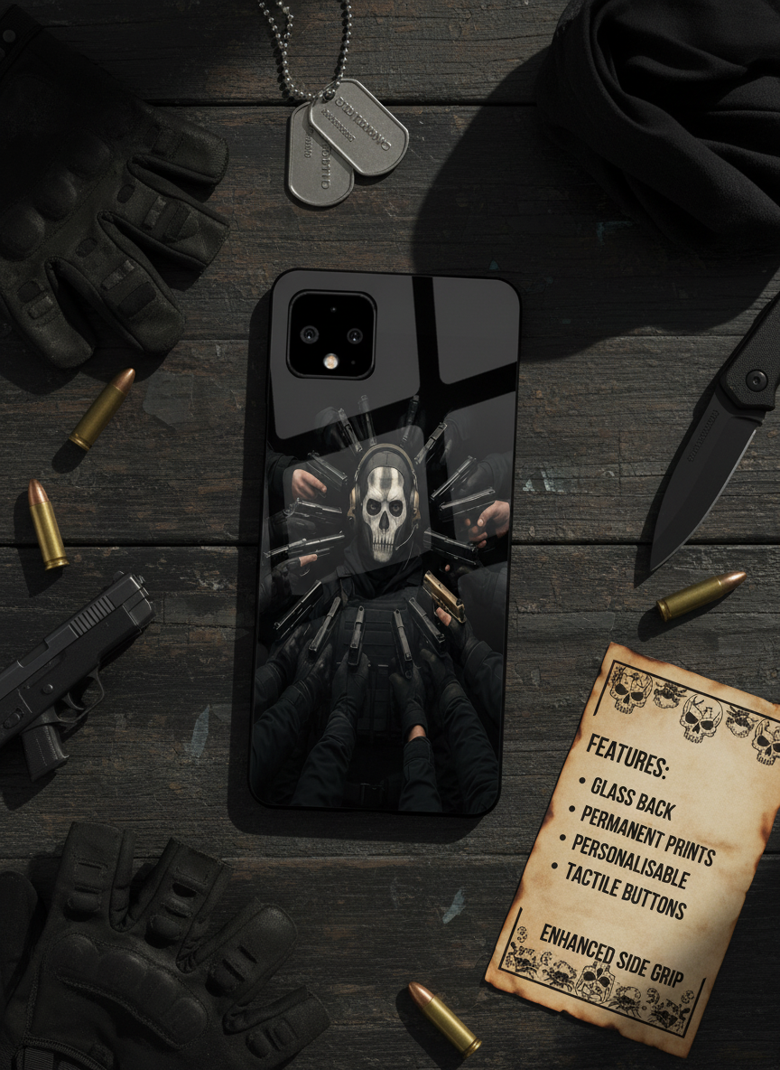 Bullet Crown Premium Glass Back Cover For Google Pixel 7,8,9,10 Series