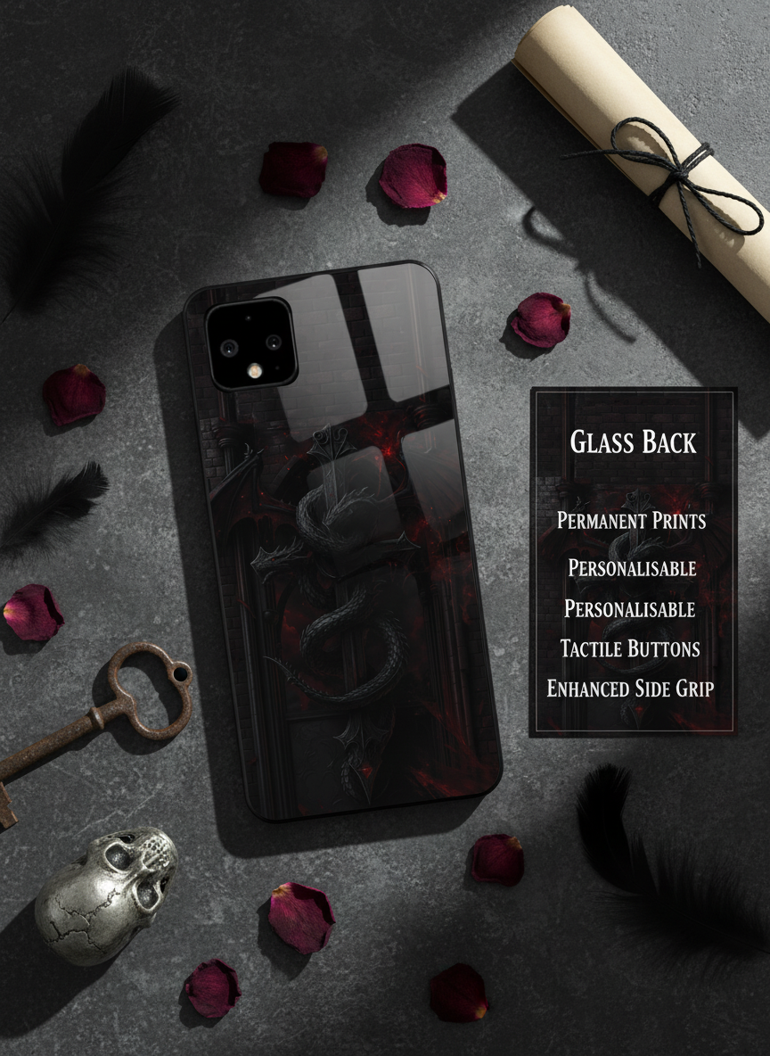 Drakonis Premium Glass Back Cover For Google Pixel 7,8,9,10 Series
