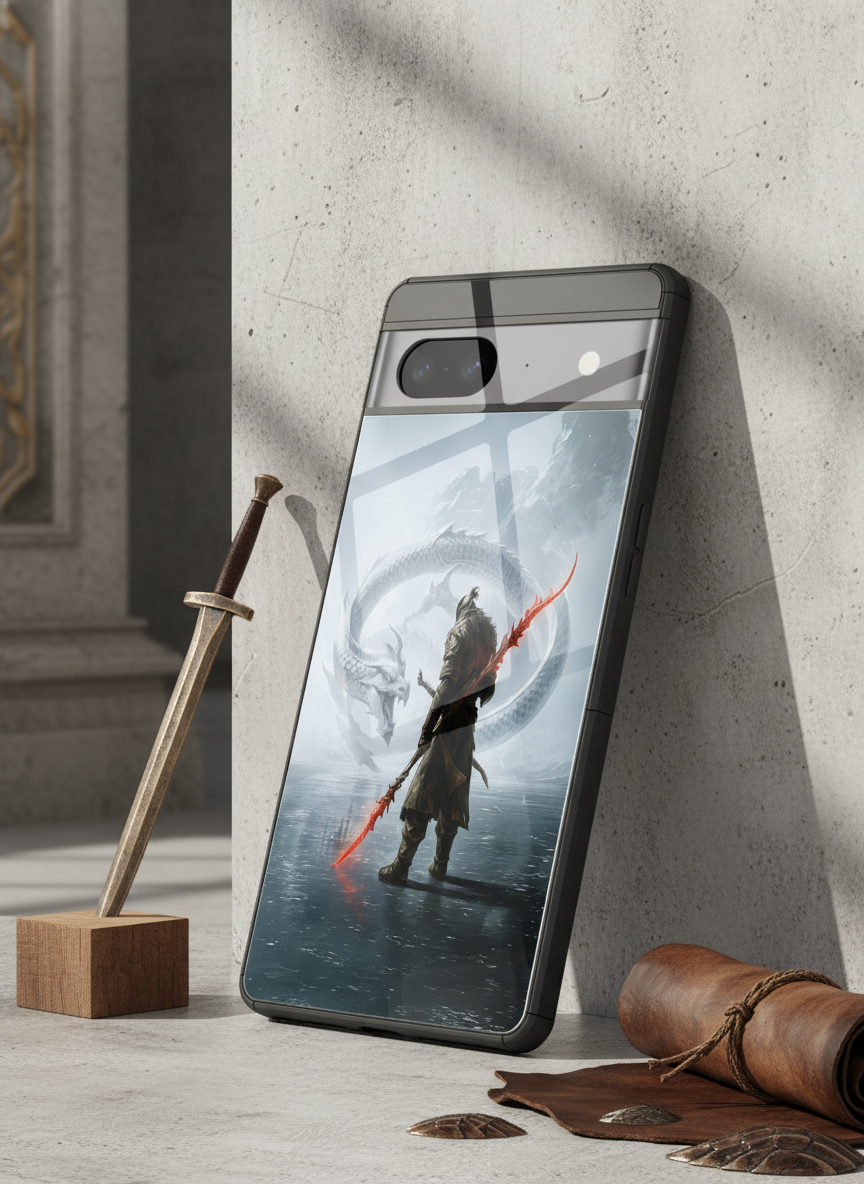 Let's Fight Premium Glass Back Cover For Google Pixel 7,8,9,10 Series
