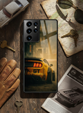 Road Kings Premium Glass Back Cover For Galaxy S, A, M & F Series