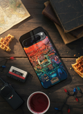 STRANGER THINGS- Hawkins Cinematic Map Premium Glass Back Cover For Google Pixel 7,8,9,10 Series
