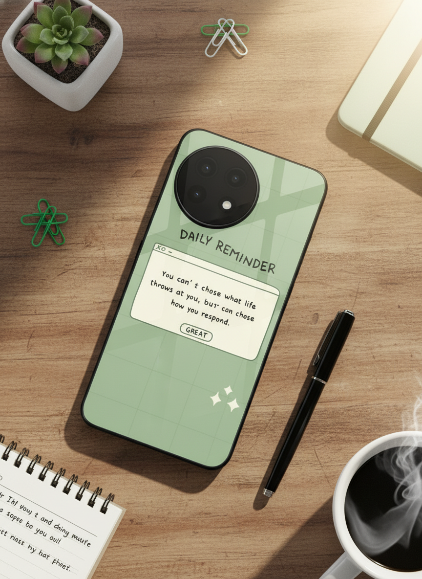 Respond Mode Glass Back Cover For One Plus 13, 12, 11, 10, Nord Series