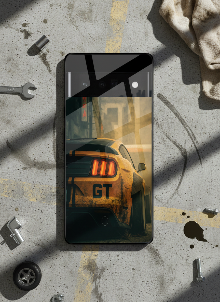 Road King Premium Glass Back Cover For Google Pixel 7,8,9,10 Series