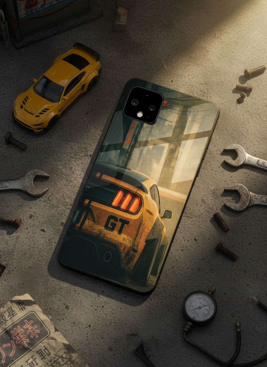 Road King Premium Glass Back Cover For Google Pixel 7,8,9,10 Series
