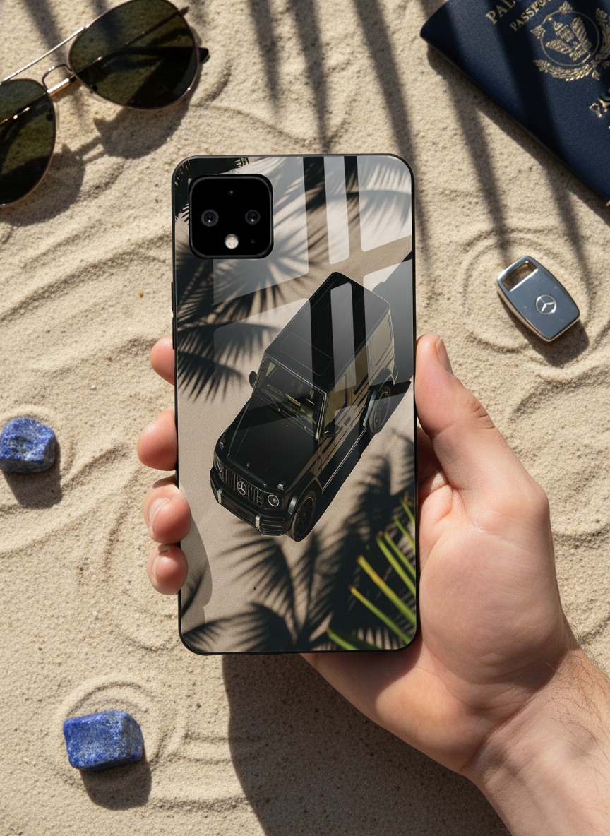 Shadow Drive Premium Glass Back Cover For Google Pixel 7,8,9,10 Series