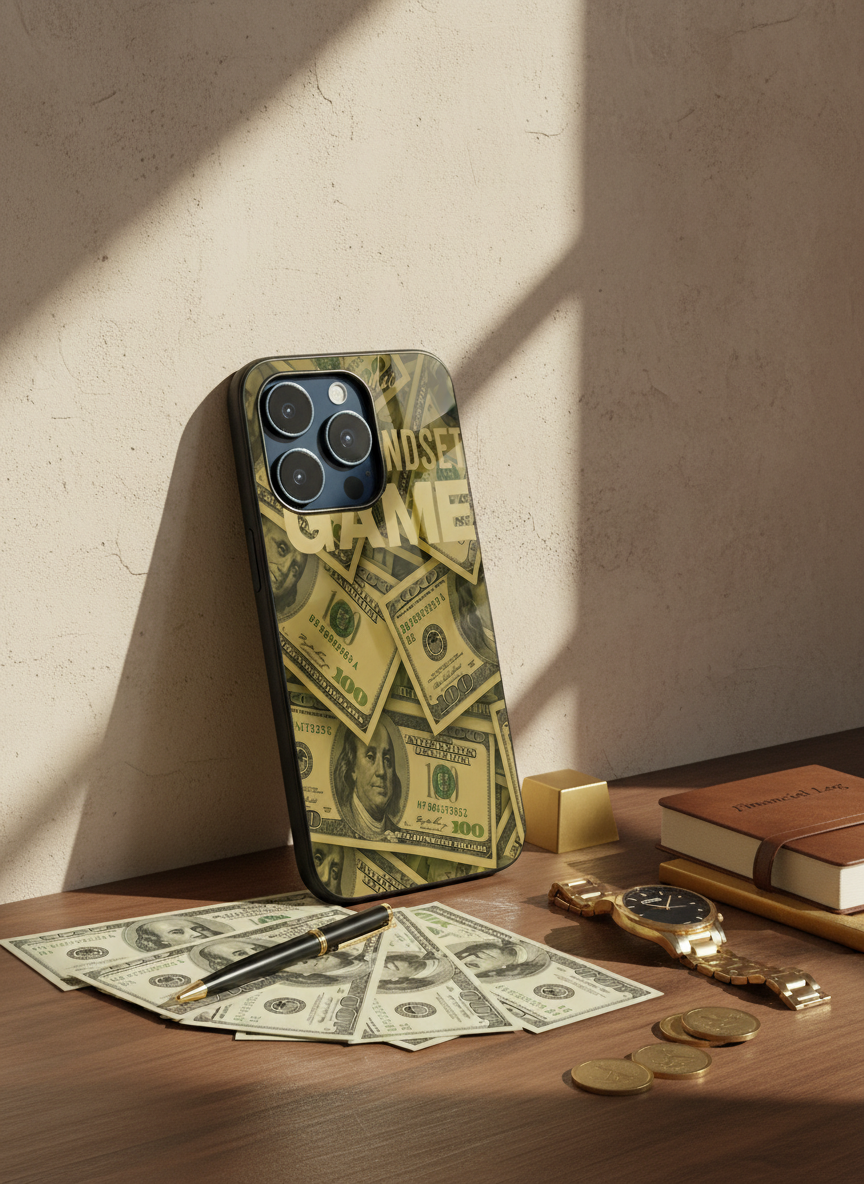 Money Mindset Premium Glass Back Cover For iPhone 11-17 Models