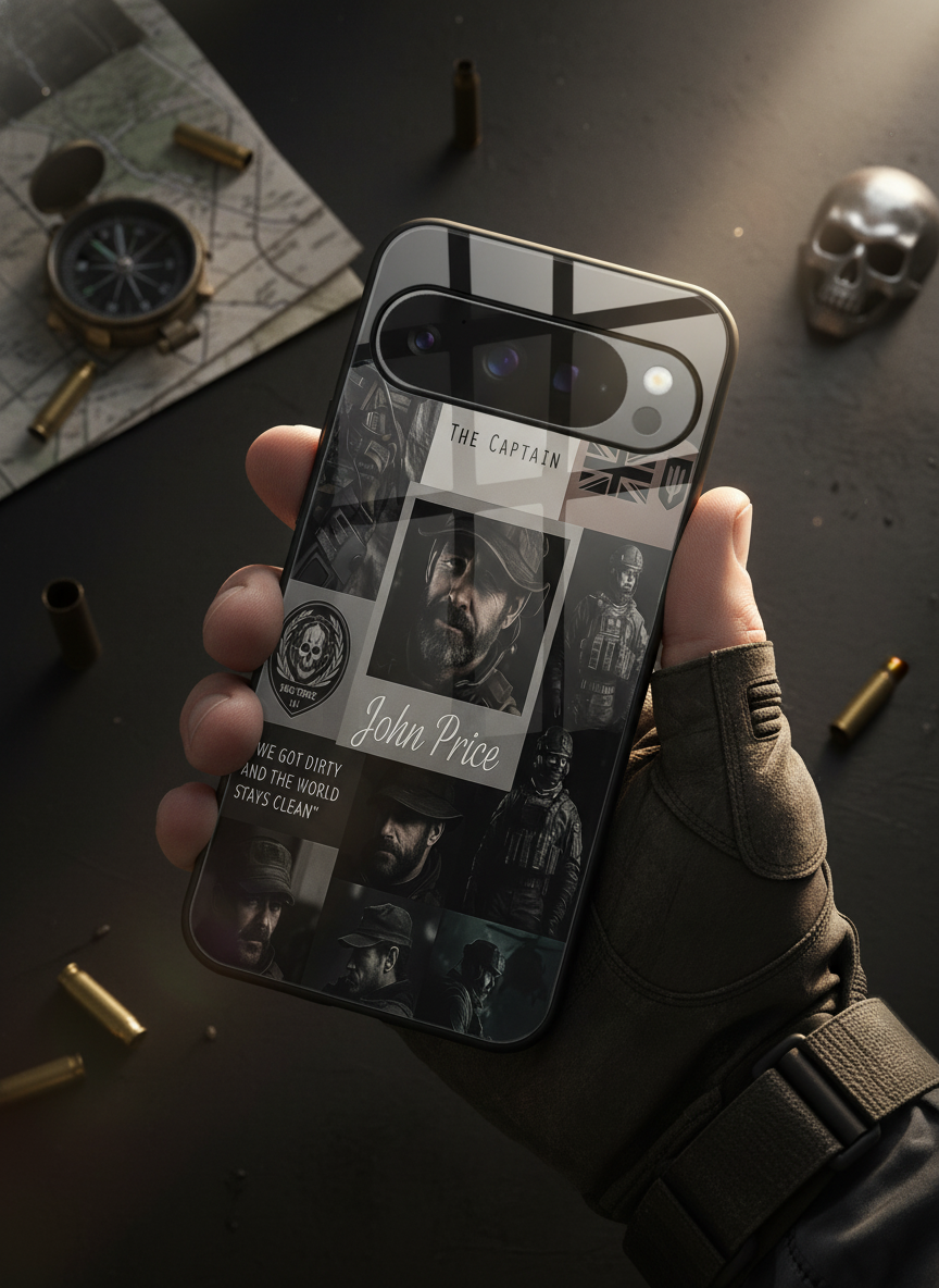 Captain's Creed Premium Glass Back Cover For Google Pixel 7,8,9,10 Series