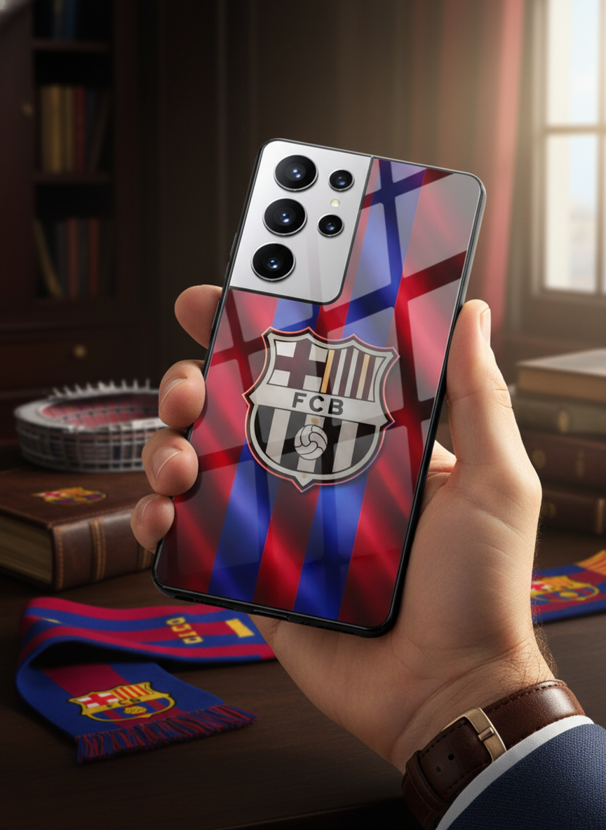 Royal Rivalry Premium Glass Back Cover For Galaxy S, A, M & F Series