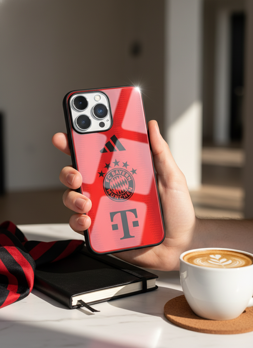 Red Armor Premium Glass Back Cover For iPhone 11-17 Models
