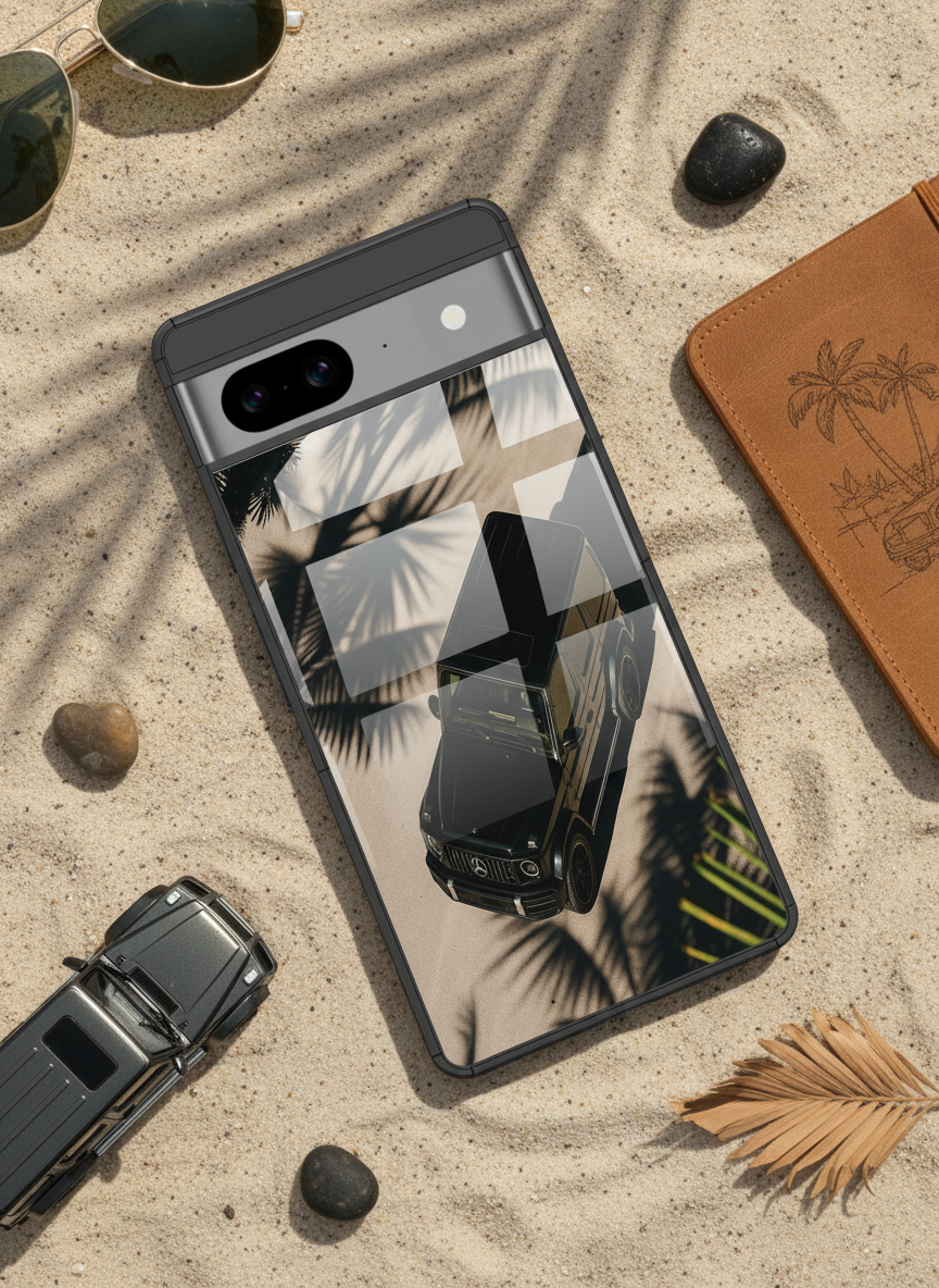 Shadow Drive Premium Glass Back Cover For Google Pixel 7,8,9,10 Series