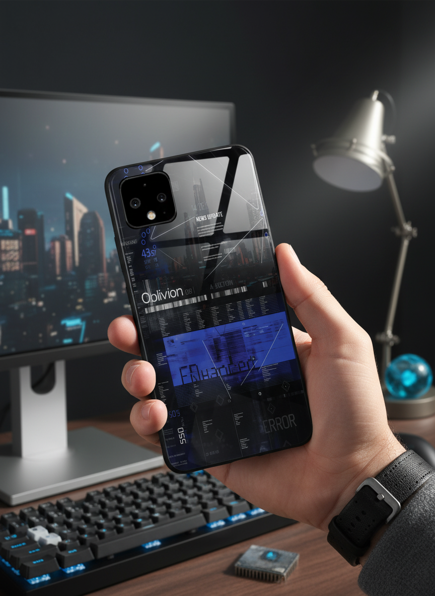 Hackker Premium Glass Back Cover For Google Pixel 7,8,9,10 Series