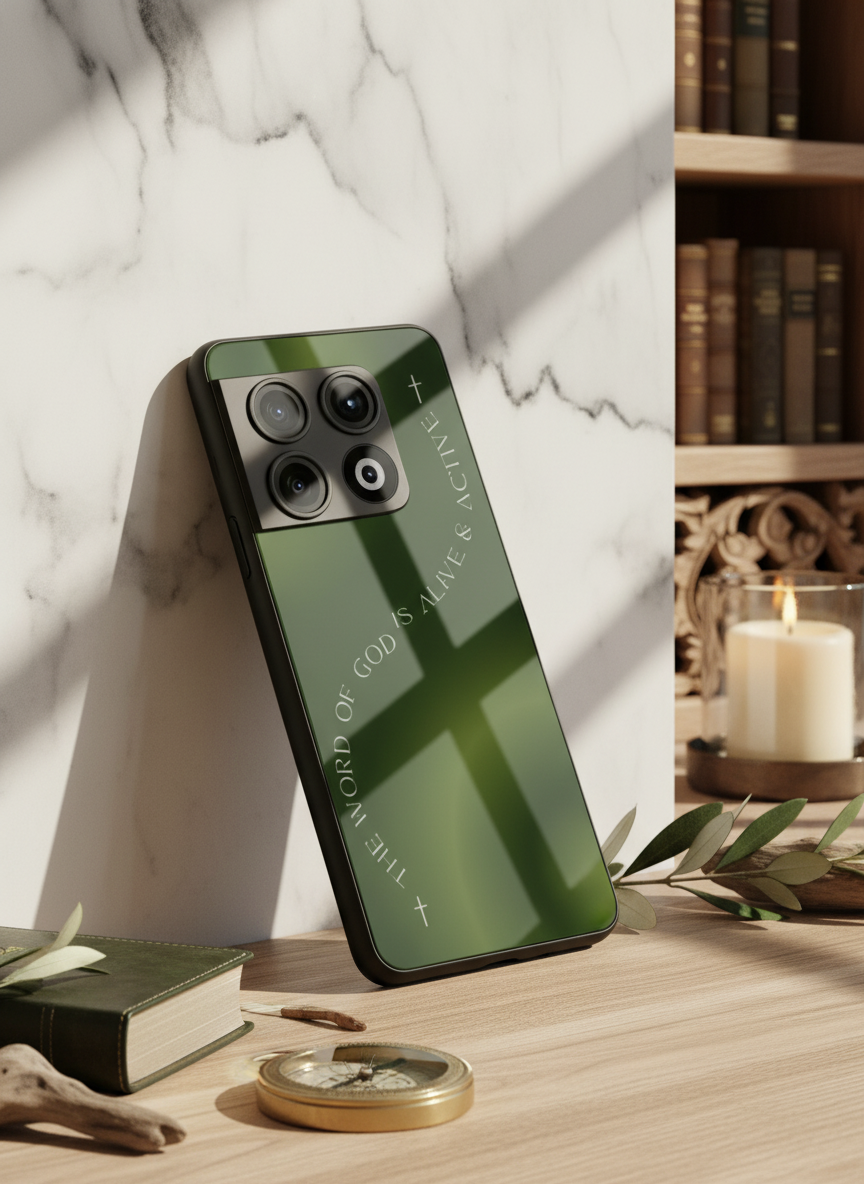 Alive & Active Premium Glass Back Cover For One Plus 13, 12, 11, 10, Nord Series