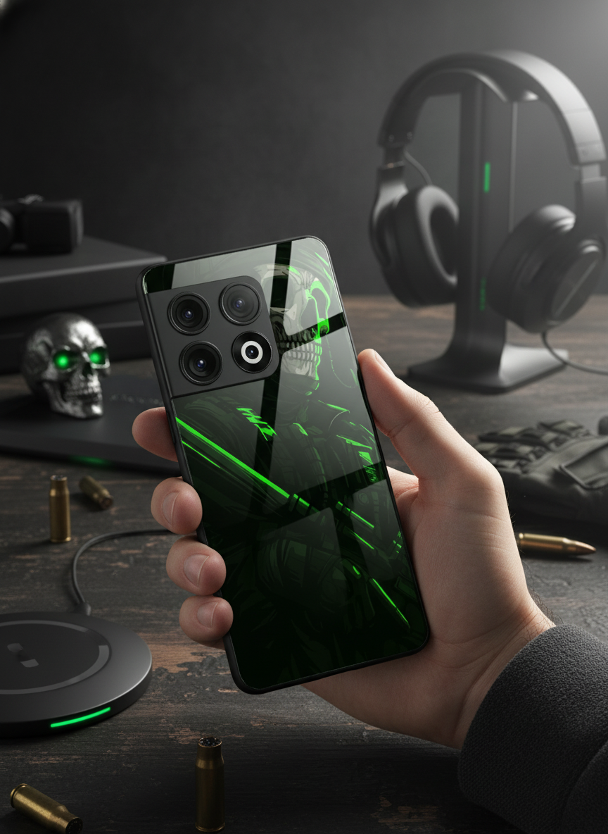 COD Zombie Premium Glass Back Cover For One Plus 13, 12, 11, 10, Nord Series