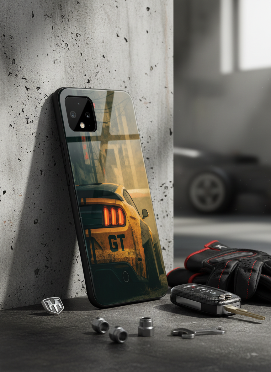 Road King Premium Glass Back Cover For Google Pixel 7,8,9,10 Series