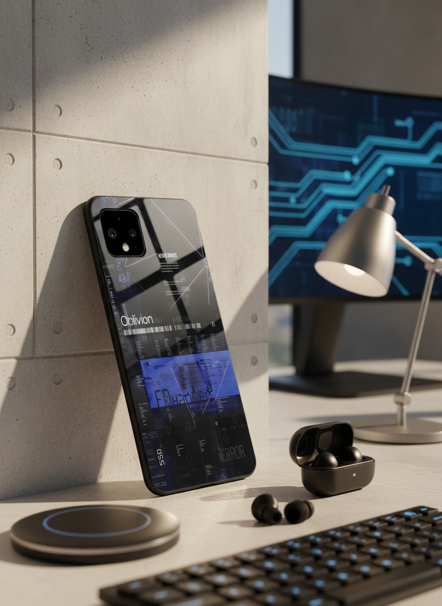 Hackker Premium Glass Back Cover For Google Pixel 7,8,9,10 Series
