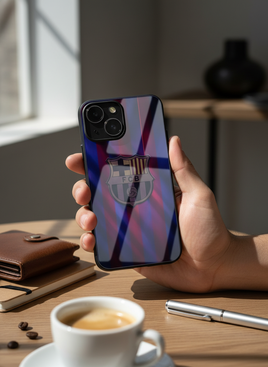 Royal Rivalry Premium Glass Back Cover For iPhone 11-17 Models