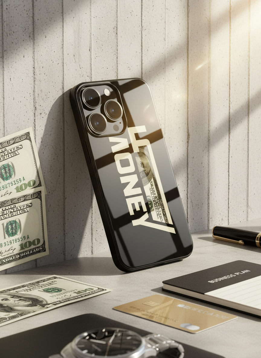 RichVibe Premium Glass Back Cover For iPhone 11-17 Models