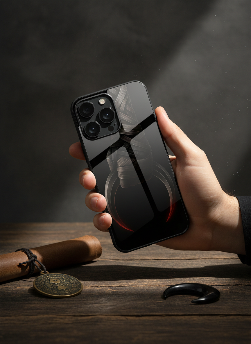 Shadowfang Premium Glass Back Cover For iPhone 11-17 Models