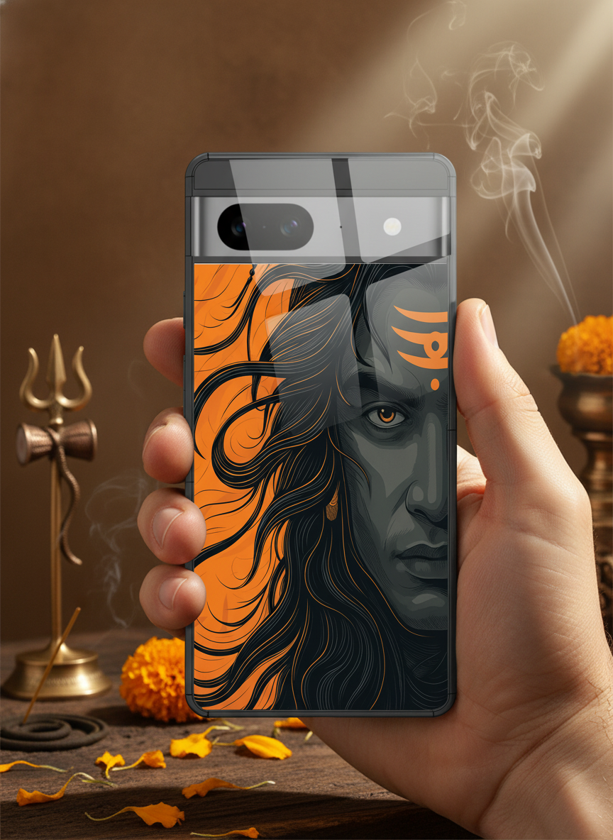 Aghora Premium Glass Back Cover For Google Pixel 7,8,9,10 Series