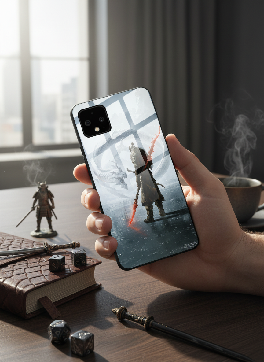 Let's Fight Premium Glass Back Cover For Google Pixel 7,8,9,10 Series