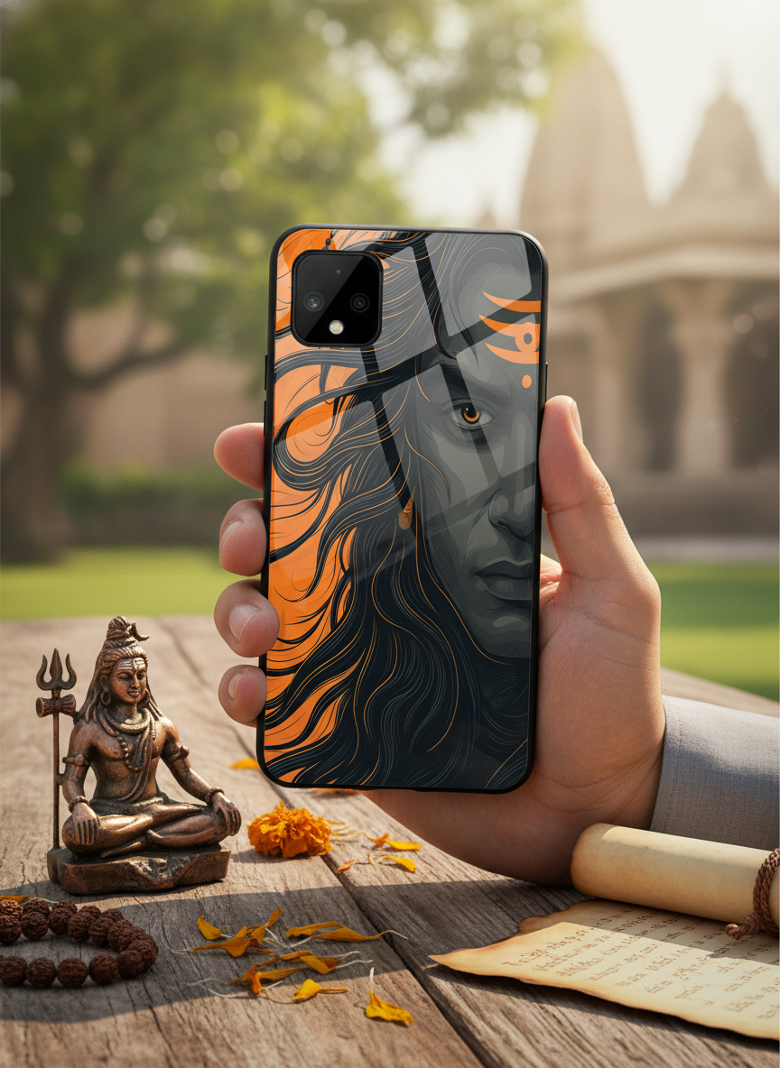 Aghora Premium Glass Back Cover For Google Pixel 7,8,9,10 Series