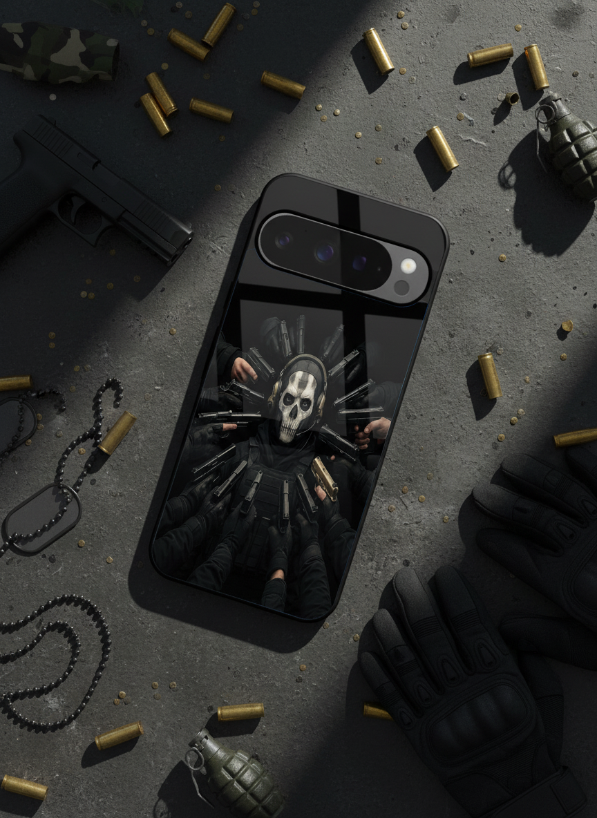 Bullet Crown Premium Glass Back Cover For Google Pixel 7,8,9,10 Series