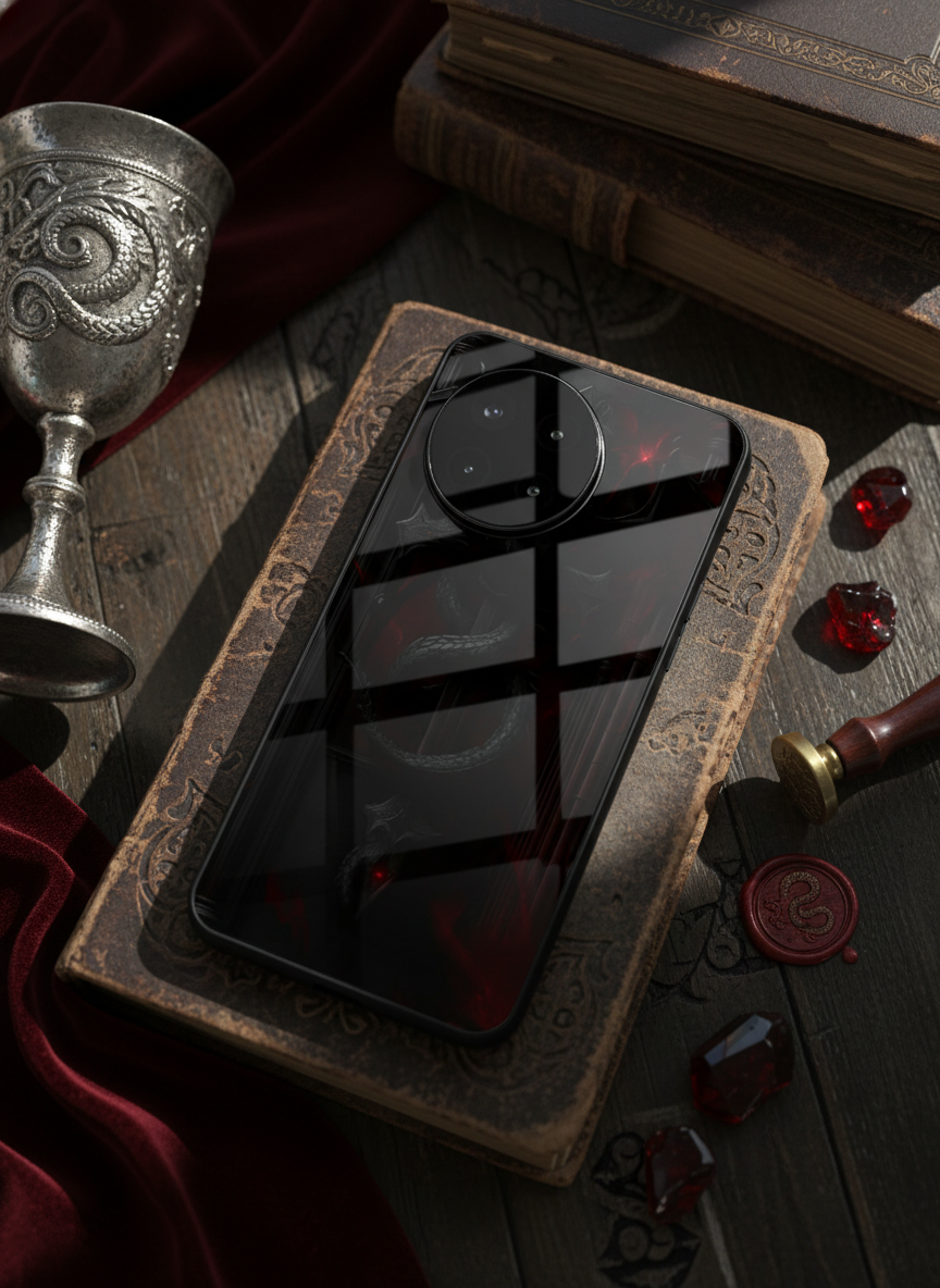 Drakonis Premium Glass Back Cover For One Plus 13, 12, 11, 10, Nord Series