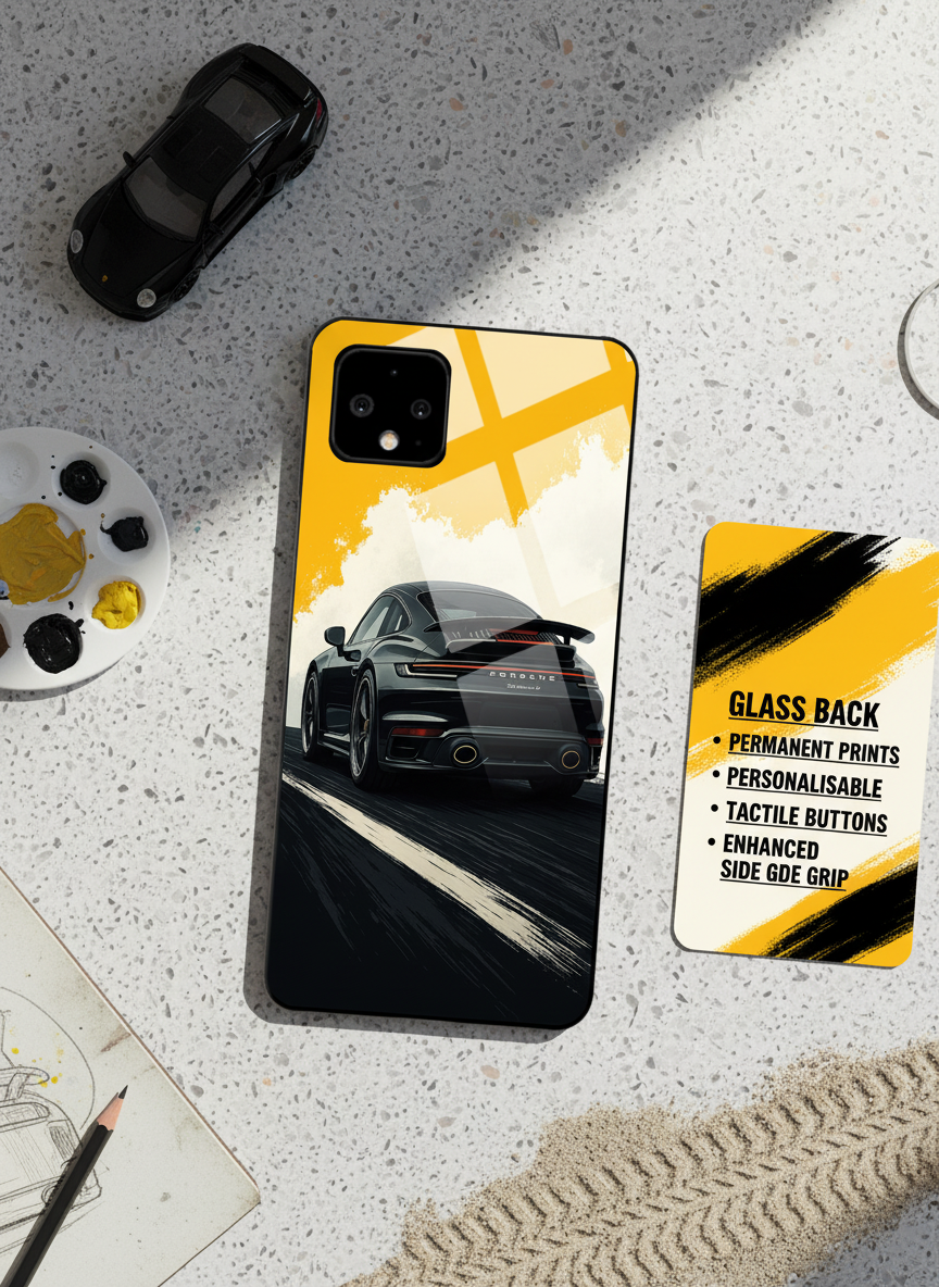 Velocity Premium Glass Back Cover For Google Pixel 7,8,9,10 Series