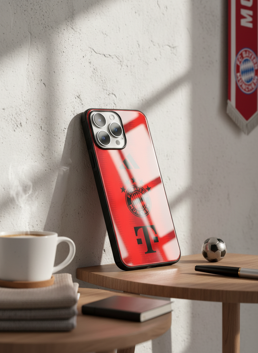 Red Armor Premium Glass Back Cover For iPhone 11-17 Models