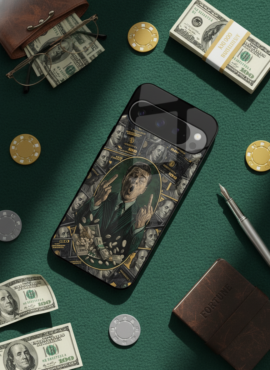 Cash Over Class Premium Glass Back Cover For Google Pixel 7,8,9,10 Series