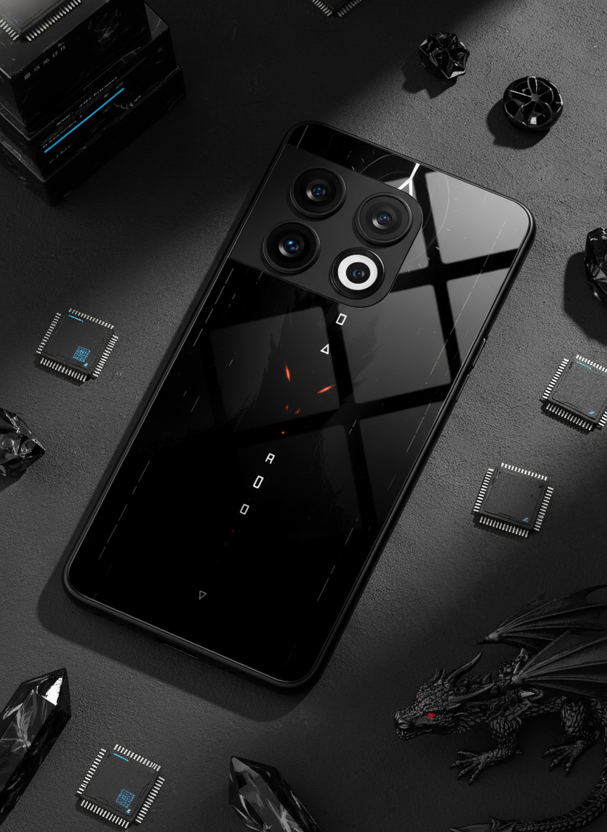 Oblivion Premium Glass Back Cover For One Plus 13, 12, 11, 10, Nord Series