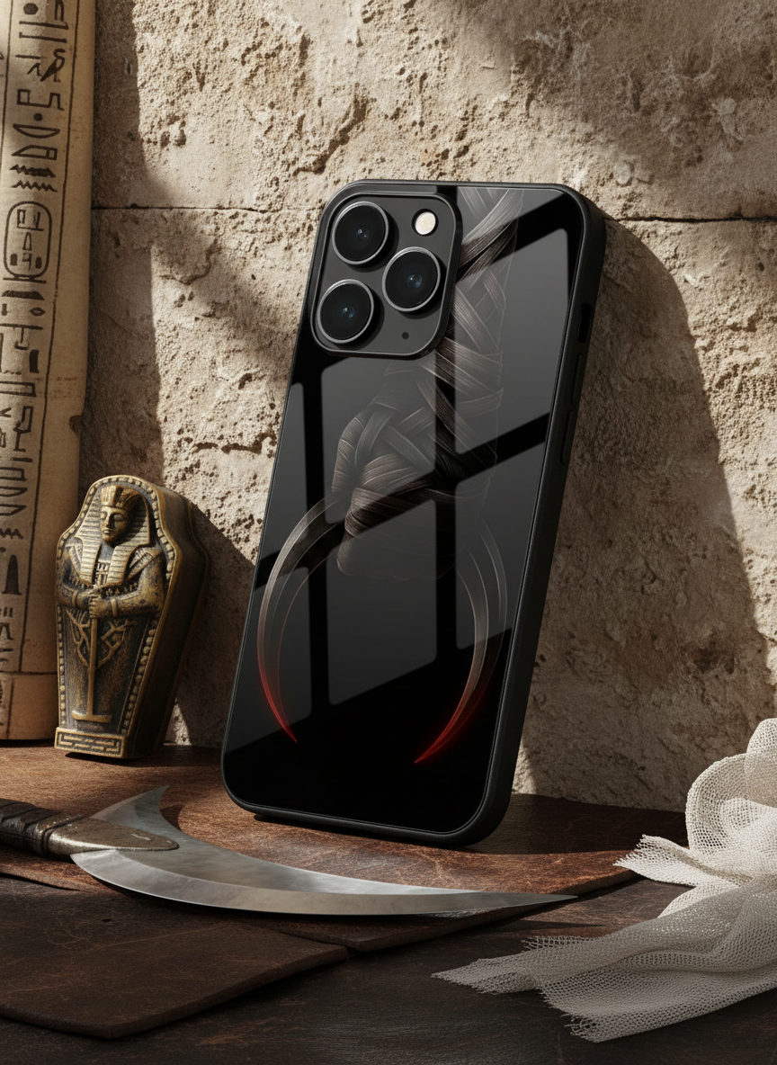 Shadowfang Premium Glass Back Cover For iPhone 11-17 Models