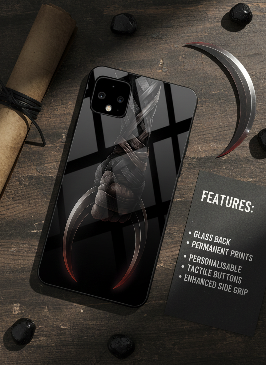 Shadowfang Premium Glass Back Cover For Google Pixel 7,8,9,10 Series