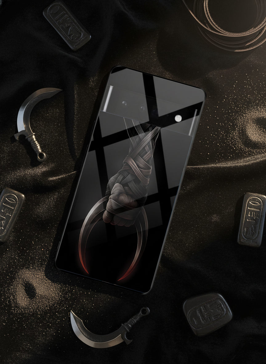 Shadowfang Premium Glass Back Cover For Google Pixel 7,8,9,10 Series