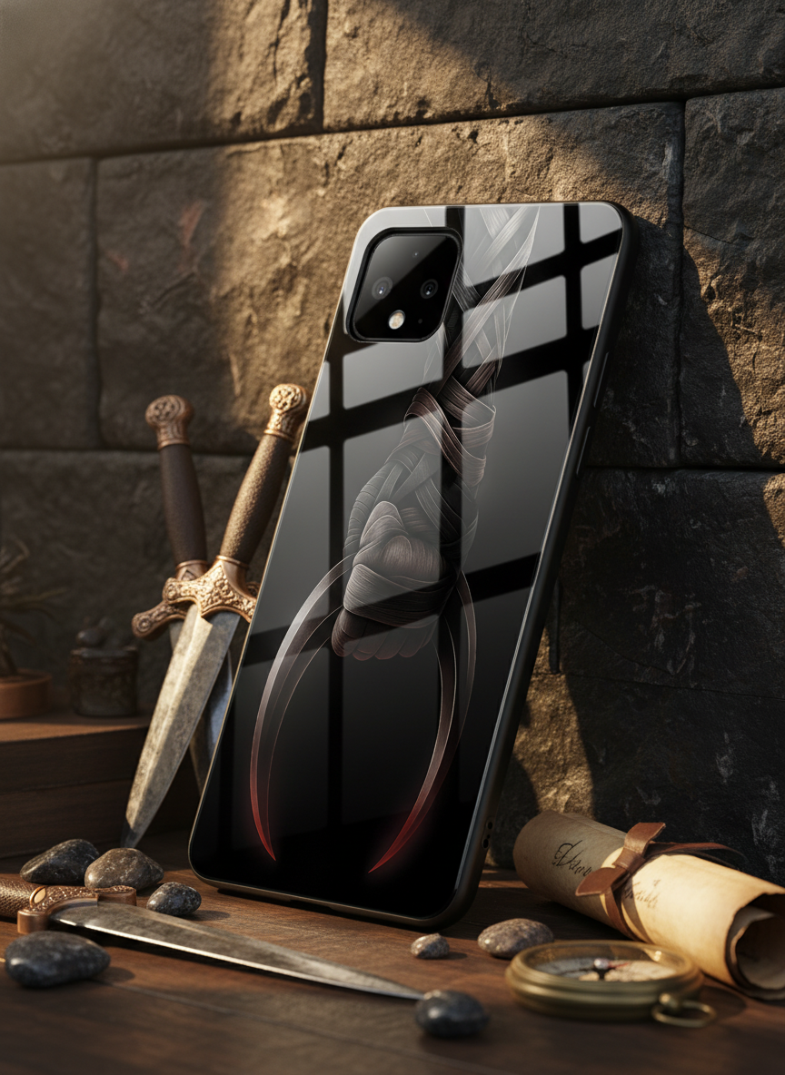 Shadowfang Premium Glass Back Cover For Google Pixel 7,8,9,10 Series
