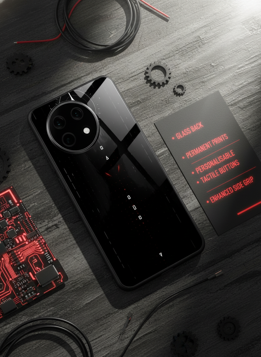 Oblivion Premium Glass Back Cover For One Plus 13, 12, 11, 10, Nord Series