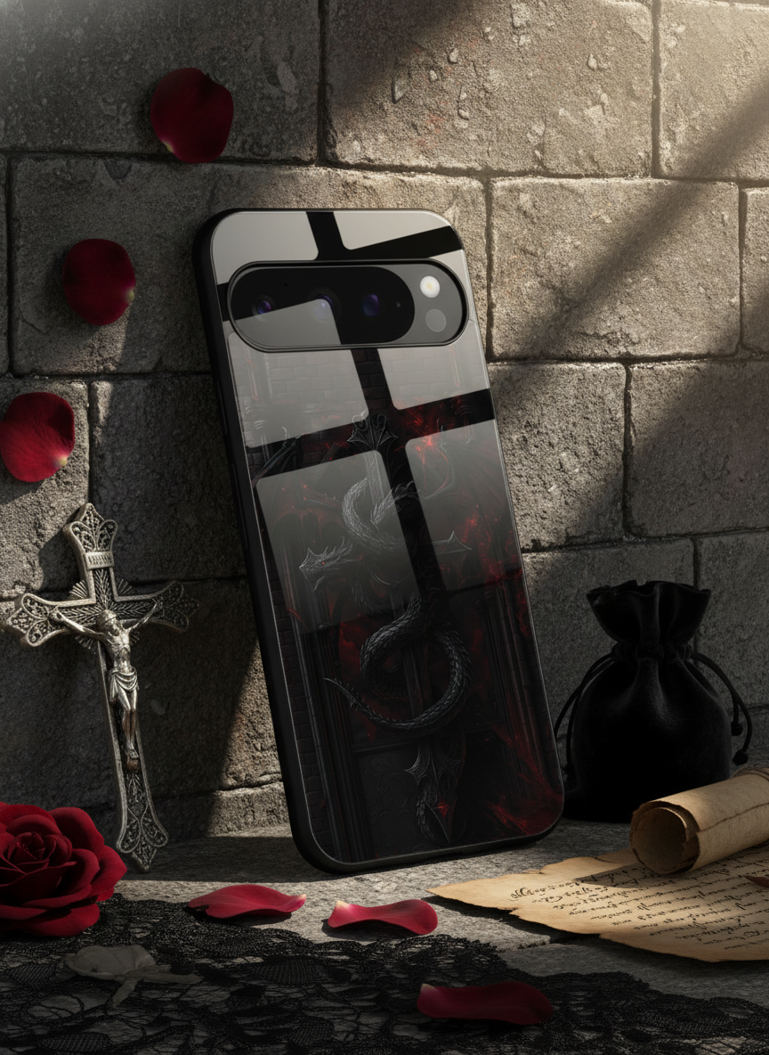 Drakonis Premium Glass Back Cover For Google Pixel 7,8,9,10 Series