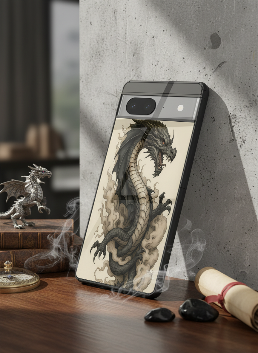 Dragon Premium Glass Back Cover For Google Pixel 7,8,9,10 Series