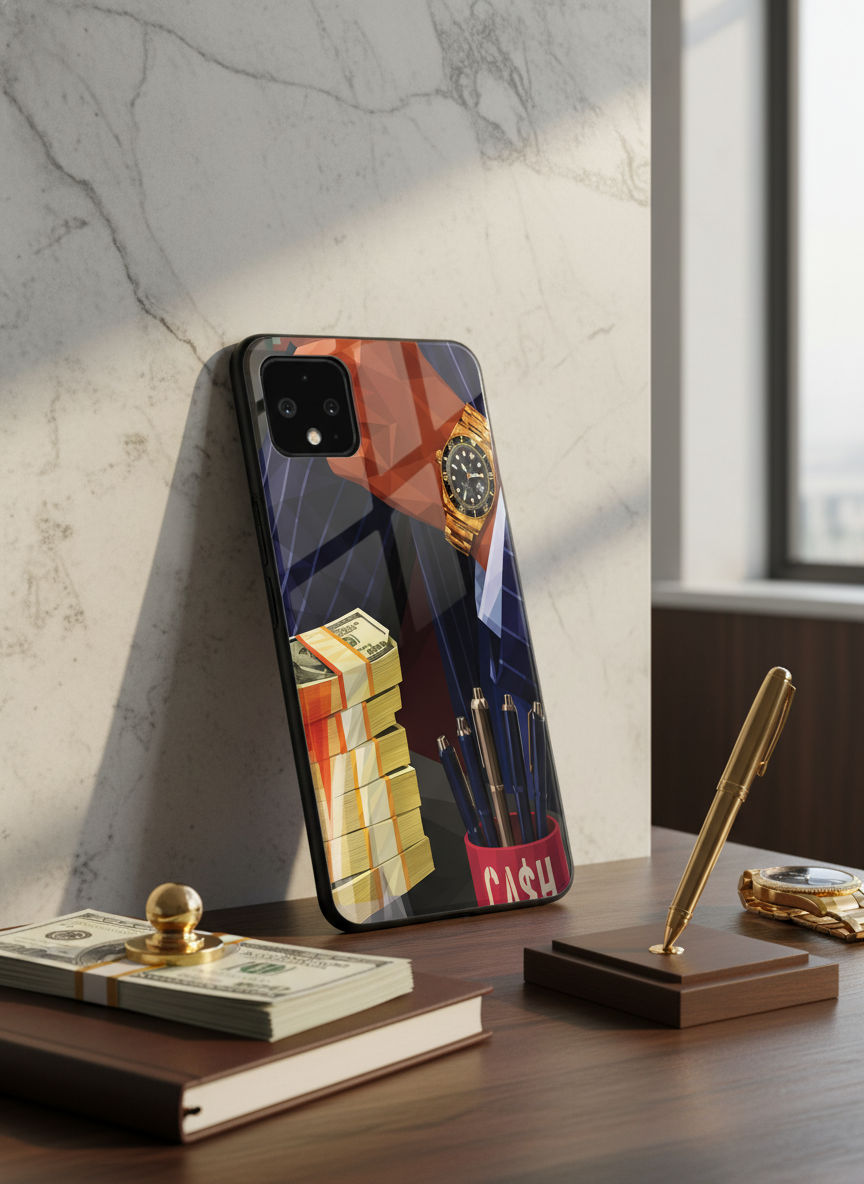 Cash Empire Premium Glass Back Cover For Google Pixel 7,8,9,10 Series