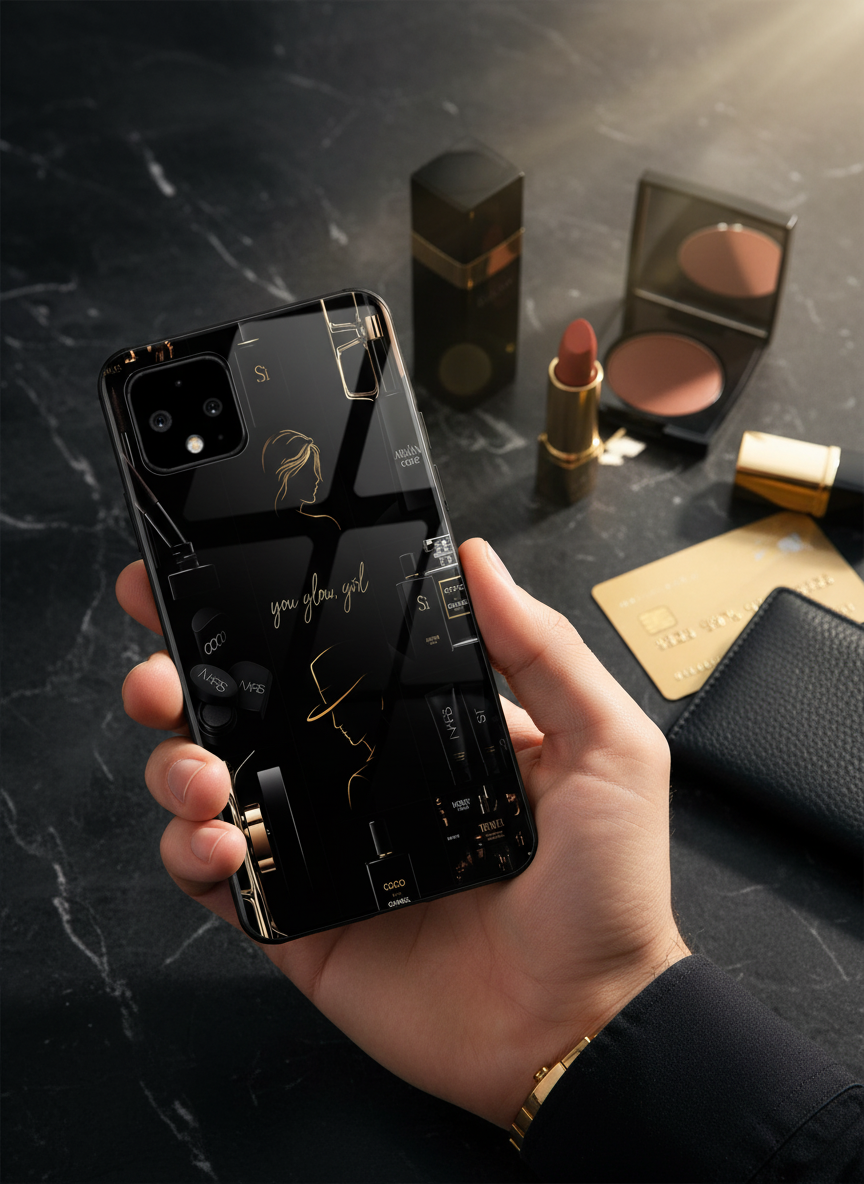 Glow And Grace Premium Glass Back Cover For Google Pixel 7,8,9,10 Series