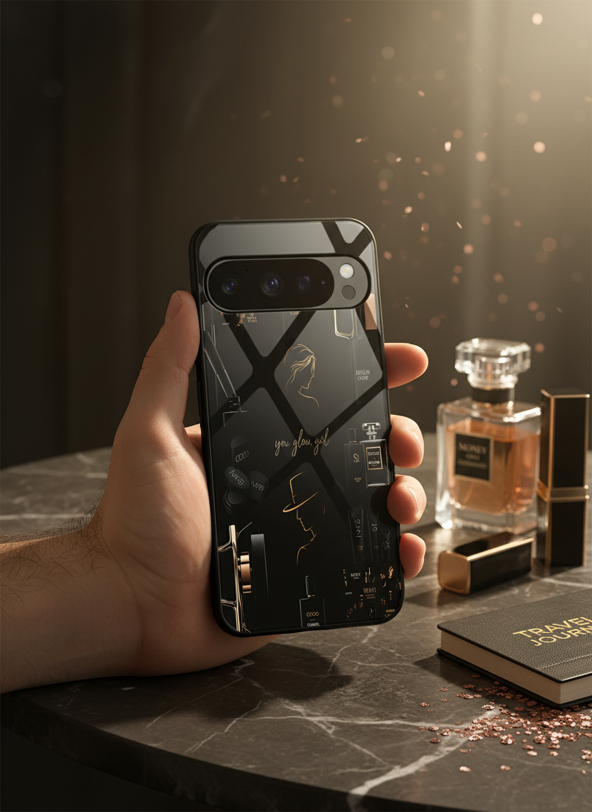 Glow And Grace Premium Glass Back Cover For Google Pixel 7,8,9,10 Series