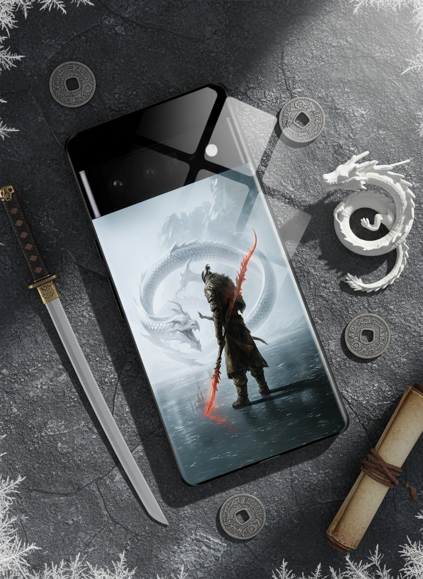Let's Fight Premium Glass Back Cover For Google Pixel 7,8,9,10 Series