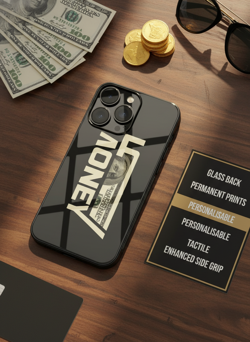 RichVibe Premium Glass Back Cover For iPhone 11-17 Models