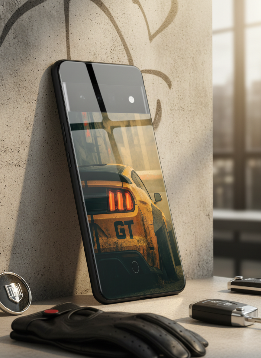 Road King Premium Glass Back Cover For Google Pixel 7,8,9,10 Series