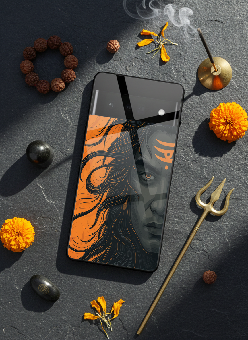 Aghora Premium Glass Back Cover For Google Pixel 7,8,9,10 Series