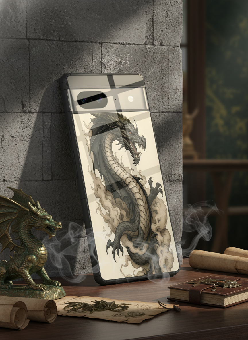 Dragon Premium Glass Back Cover For Google Pixel 7,8,9,10 Series