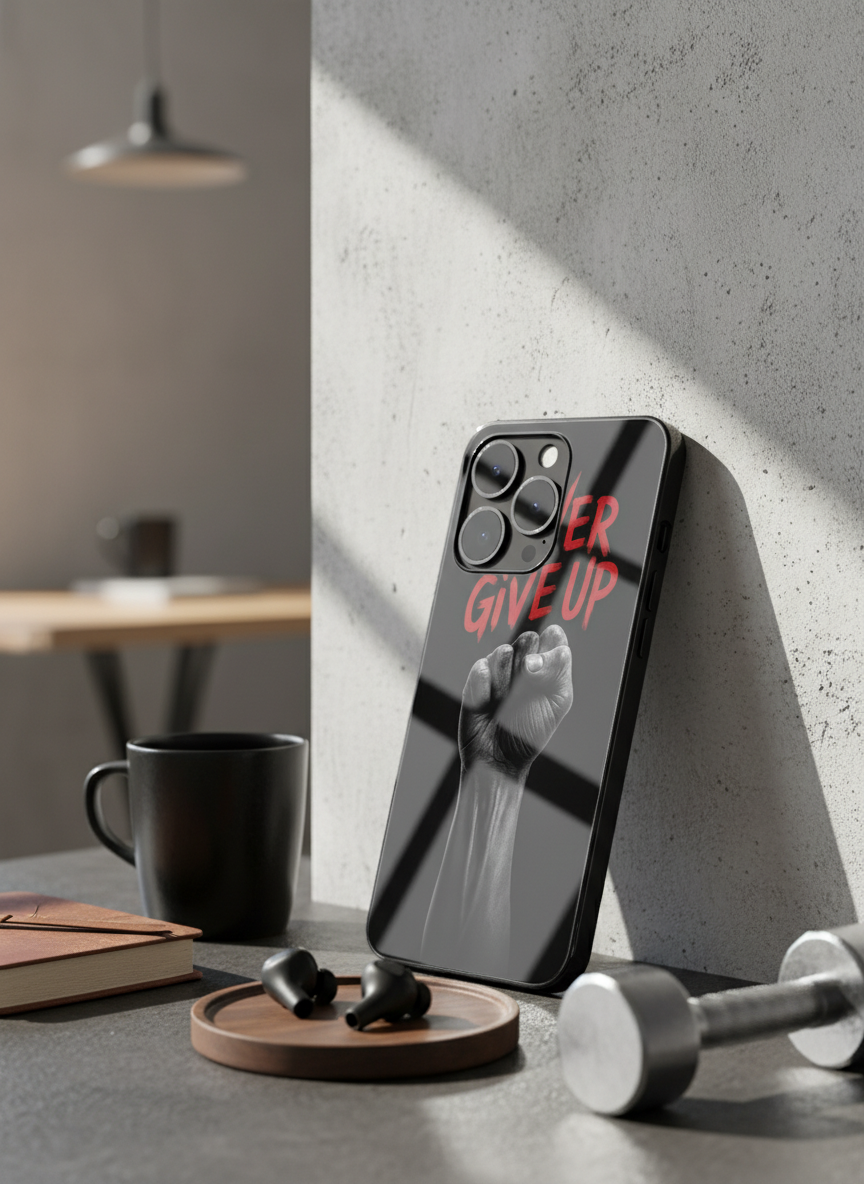 Iron Will Premium Glass Back Cover For iPhone 11-17 Models