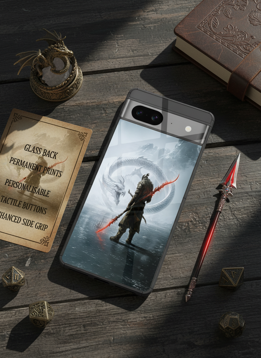 Let's Fight Premium Glass Back Cover For Google Pixel 7,8,9,10 Series