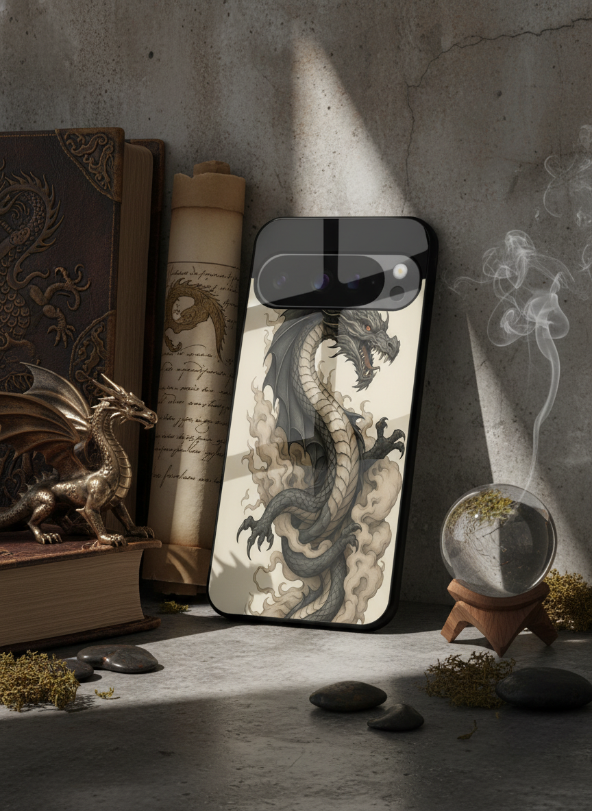 Dragon Premium Glass Back Cover For Google Pixel 7,8,9,10 Series